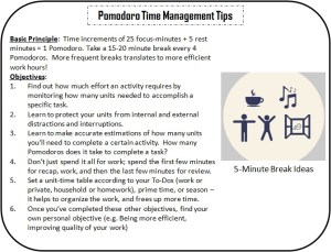 Pomodoro Time Management Tips