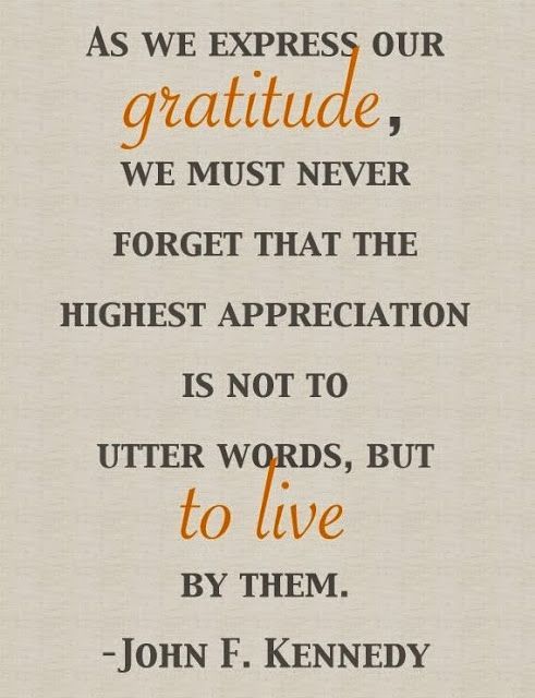 Gratitude