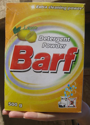 In Iran, where this detergent is manufactured, that word means -snow