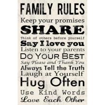 family-rule-sign