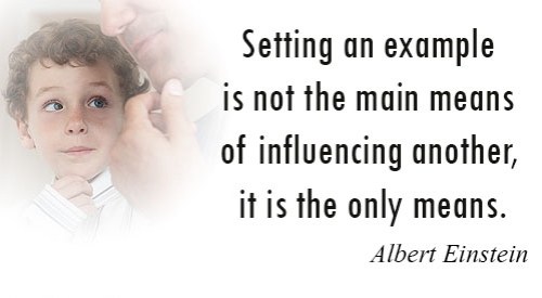 Albert Einstein - Example, Influence