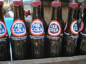 LIT - extremely popular soda, which is bottled in Ghana, means -very good Cola