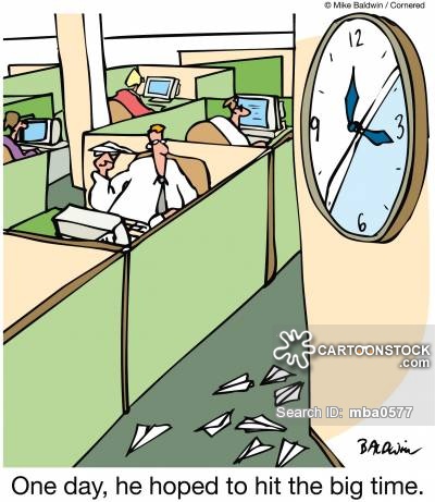 One day, he hoped to hit the big time.