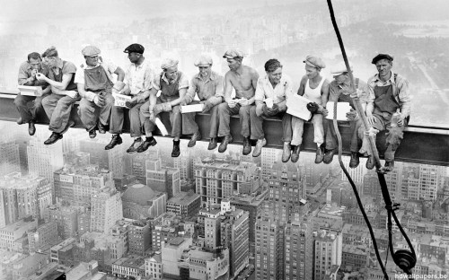 Construction - Charles C Ebbets, Lunchtime atop a Skyscraper