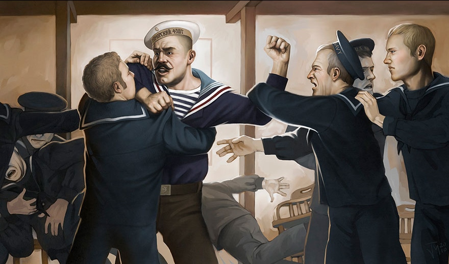 Bar Fight, World War 1