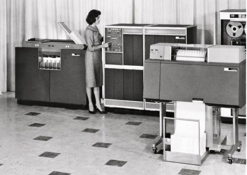 IBM 1401 unit - History of Computer Museum archive photo