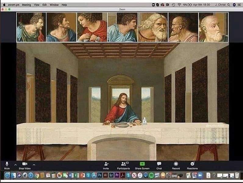 Corona Joke - Zoom Supper